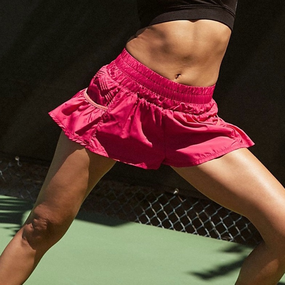 FP Movement by Free People / Get Your Flirt On Shorts - Amaranth Size M